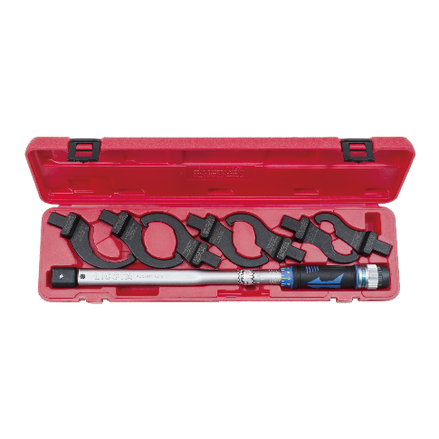 Easy Carrying AQC-HK001 - 8 PCS INTERCHANGEABLE FITTINGS HOOK TORQUE WRENCH  SET