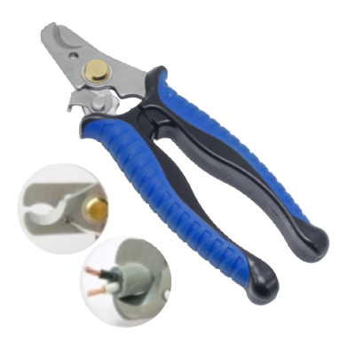 6 MULTI-PURPOSE ELECTRIC SCISSORS WITH CABLE CUTTER AKD-20001A